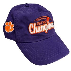 Top of the World Clemson Tigers 2017‎ ACC Champions Hat Mens Purple Cotton Cap